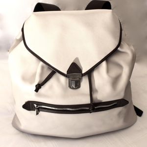 Salvatore Ferragamo Women's White Leather Backpack